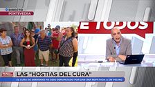 Antonio denuncia a Don Ricardo, el párroco de Sanxenxo que le ha abofeteado: "Me dio con el puño cerrado"