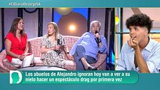 Alejandro quiere que sus abuelos acepten su faceta como drag queen