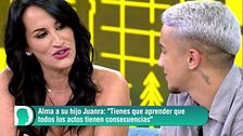 Alma le da una lección a su hijo: "No lo vuelvas a hacer"