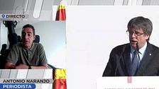 El periodista Antonio Naranjo, sobre la reaparición y fuga de Puigdemont: ''Le han facilitado con una alfombra roja que humille a España''