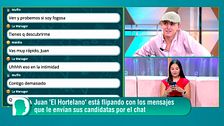 Sube la temperatura con los mensajes de las pretendientas a Juan