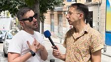 "Los invitados son guapos"; "Me encanta Jorge"