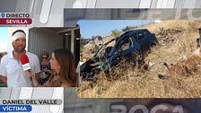 La víctima de un brutal accidente de coche por un caballo salvaje: "Me he escapado, no sé ni cómo"