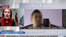 Ane Lindane descubre al acosador que la amenaza de muerte gracias a sus seguidores