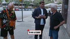 La graciosa reacción de un señor al creer que Xuso Jones le está gastando una broma al preguntarle por 'Ladilla Rusa'