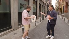 Un viandante sorprende a Xuso Jones con un regalo que no se esperaba: "¡Aprovéchalo!"
