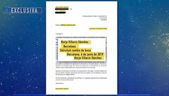 Los documentos que mostrarían que Borja Villacís quería salirse de la banda y cambiar de vida