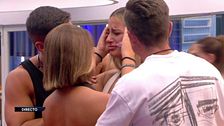 La tensión entre los dos grupos de la casa marca las primeras nominaciones que acaban con las lágrimas de Laura