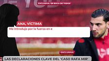 Accedemos en exclusiva a las declaraciones clave del Rafa Mir y una de las jóvenes