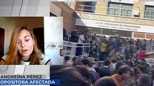 Una afectada por la suspensión de las oposiciones a RTVE: "Fue un caos, nos enteramos por redes sociales"