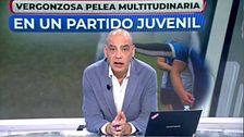 El hartazgo de Nacho Abad tras una batalla campal durante un partido juvenil: "El fútbol es jugar, no pegar"