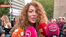 La reacción de Sofía Cristo al poder coincidir con la reina Sofía en un evento: ''No creo que sea fácil para ella estar aquí''