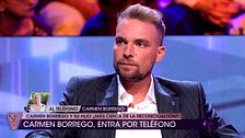 La incómoda llamada de Carmen Borrego durante la entrevista de su hijo: "No me lo esperaba"