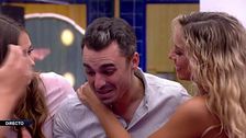 Jorge enloquece al saber que ha sido el primer salvado de las nominaciones