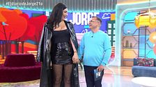 Jorge Javier bromeaba con la altura de la invitada: “Parece la mamá con su hijo que lo lleva al parque”