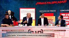 Carlos Aguilar, tras escuchar a Juan Pedro decir que no falsificó la firma de su padre: "Me voy contento porque España no te cree"