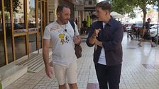 Xuso Jones, muy asombrado con los estudios de un concursante: ''Qué maravilla, nunca hay que dejar de soñar''