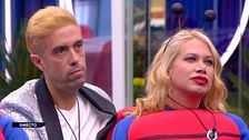 Javier defiende a Vanessa del resto de los concursantes en la gala con Jorge Javier