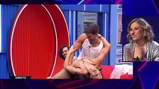Shaila y Lorenzo conocen a todos los concursantes y Edi se marca un baile con la italiana