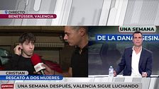 Cristian, uno de los héroes de la DANA, cuenta cómo salvó la vida de dos chicas: "Escuchamos gritos y golpes"
