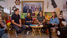 Pablo Chiapella y Eva Isanta, 'en shock' con las preguntas de sus compañeros de la serie: "¿Tengo que decir la verdad?"
