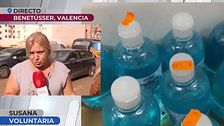 La indignación de una voluntaria por la subida de precios tras la tragedia: "Me han cobrado 5 euros por una botella de agua"