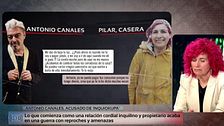 Exclusiva| La casera de Antonio Canales muestra sus mensajes con el bailaor, al que acusa de 'inquiokupa': "No sabes dónde te metes"