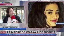 El dolor de la madre de Wafaa tras salir del juicio