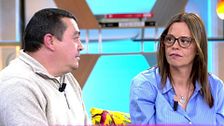 José Vicente y Marina, hermanos, se conocen por primera vez en el plató de ‘El diario de Jorge’: “Se parece mucho a mi madre”