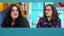 Isabel y Raquel zanjan su relación en directo: “No me caes bien desde el primer día, no quiero ser tu amiga”