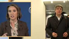 Cuca Gamarra, secretaria general del PP, ante el órdago de Puigdemont al Ejecutivo: "Es una legislatura totalmente imposible"