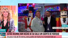Los vecinos de un pueblo de Huelva convierten su calle en un cuento de Navidad: ''Parece la Gran Vía madrileña''