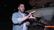 'Horizonte' se desplaza hasta uno de los cementerios de coches en Catarroja: "Esto es una 'bomba"