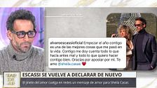 Álvaro Muñoz Escassi vuelve a declarar su amor a Sheila Casas: "Gracias por apostar por mí"
