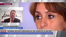 Juana Rivas ha recibido "mensajes intimidatorios" de su ex, según su abogado: "Le dice que está cerca, en Granada"