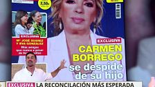 Exclusiva | La reconciliación más esperada: Carmen Borrego y su hijo José María Almoguera se despiden antes de entrar en 'GH Dúo'