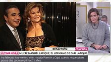 Muere Manuel Lapique, hermano de Cari y Myriam Lapique, a los 70 años