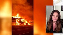 Sonia Monroy relata en 'TardeAR' lo duro que fue quedarse atrapada en el incendio de Los Ángeles: "Entré en un estado de shock"