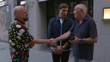 Un concursante se lo juega todo a una última pregunta multiplicadora, pero le sale mal: ''Me lo debes''