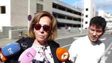 Las primeras palabras de Merchi acudiendo al hospital para acompañar a su hija Anabel Pantoja