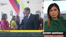 Osmary Hernández, corresponsal en Venezuela, sobre la toma de posesión de Maduro: ''Hay mucho miedo entre la población''