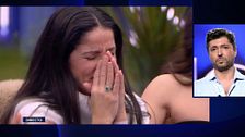 Las lágrimas de Ana Herminia ante la sinceridad de Ángel Cristo en directo: "Has cometido un error grave"