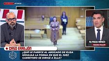 El abogado de Elisa Mouliaá se pronuncia sobre el tono del juez en la declaración de la actriz: "Confío plenamente en el hacer de él"