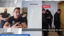 Un grupo de desokupación pide perdón al equivocarse de vivienda e increpar a otro vecino: "Nos sentimos muy mal"