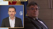 Borja Sémper, portavoz del PP, sobre el nuevo acuerdo de Sánchez con Junts: "No nos fiamos nada. Esto no es un Gobierno, es un mercadeo"