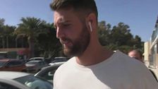 David, pareja de Anabel, mantiene la calma: "Estoy bien. A mí no me molestáis"