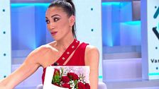 Las lágrimas de Patricia Pardo al recibir un ramo de flores de Christian Gálvez en San Valentín: "Te quiero"