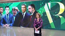 Ana Rosa reparte los Goya entre los líderes políticos: "El mejor thriller se lo llevan Puigdemont y Sánchez por 'Concesiones en la frontera"