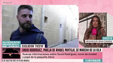 David Rodríguez abandona Canarias: la llegada del novio de Anabel Pantoja a Sevilla junto a sus padres