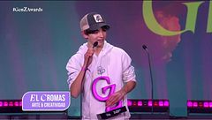 David, ‘El Cromas’, ganar en la categoría ‘Arte y Creatividad by UNOde50’ en los premios GenZ Awards